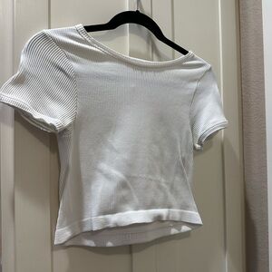 Altard State Cropped White Top